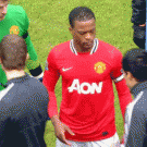 Luis Suarez refuses Patrice Evra handshake before kick-off