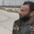 Accident behind interview in Syria