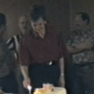 Woman sets own hair on fire