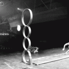 Backflip through ring (Kai Hou)