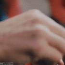 Puppy emerging from a biscuit package