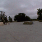Nollie 540 pressure hardflip double footplant - Chris McNugget