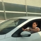 Angry guy loses his phone