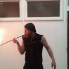 Shade Flamewater fire trick