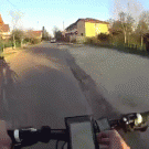 Texting while biking