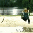 Kid vs. swing
