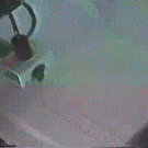 Smoke rings colliding