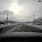 Winter car crash