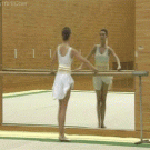 Flexible ballet girl