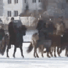 Horsemen on ice mass fail