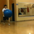 Gym balls fail
