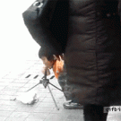 Chinese street acrobat kid