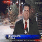 Sports reporter gets hit by truck backing up