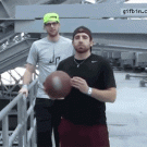 Basketball stadium shot
