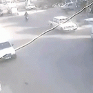 Kids fall out of van