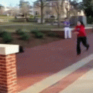 Major parkour face plant