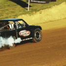 Truck engine explosion causes smoke rings