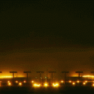 A340 plane descends into fog