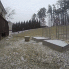 12 inches of snow in 12 hours time-lapse