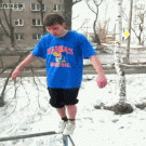 Double backflip fail