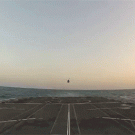 Apache helicopter deploying flares