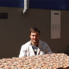Chain reaction of 150 mousetraps