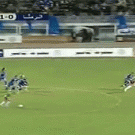 Motaz Salhani's lucky goal