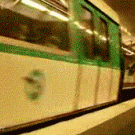 Subway jump over the tracks