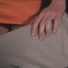 This is what you get when you try to touch a man