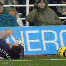 Lehman faking a foul