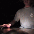 Finger skateboarding trick