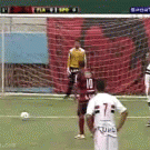 Show-off penalty kick fail
