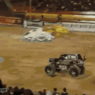 Monster truck backflip