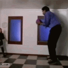 Ames Room optical illusion