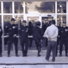 Police door opening fail