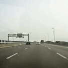 Driver thrown out the window during accident