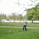 Ball kick fail