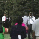Barack Obama basketball fail
