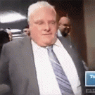 Totonto mayor Rob Ford walks into camera