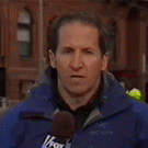 Reporter stops kiss-bomb