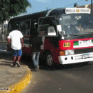 Bus prank fail