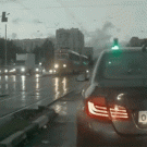 Car appears out of nowhere