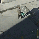 Old man vs. speed bump