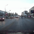 Kid almost hit by ambulance