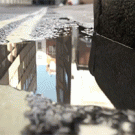 Tiny submarine obliterates cigarette stub
