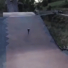 Scooter landing