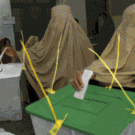 Muslim women voting