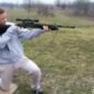 Girl. vs. sniper recoil