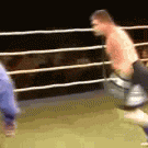 Acrobatic kick fail