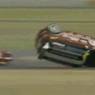 Mini crashes into crowd
